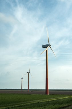 Temiz enerji üreten Windturbines