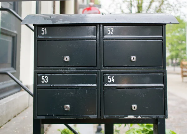 Simple mailbox in Amsterdam — Stock Photo, Image