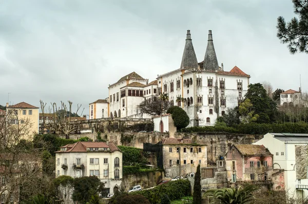 Sintra medeltida kungliga slottet — Stockfoto