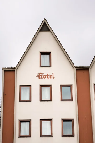 Πρόσοψη ξενοδοχείου στην Κολωνία της Γερμανίας — Φωτογραφία Αρχείου