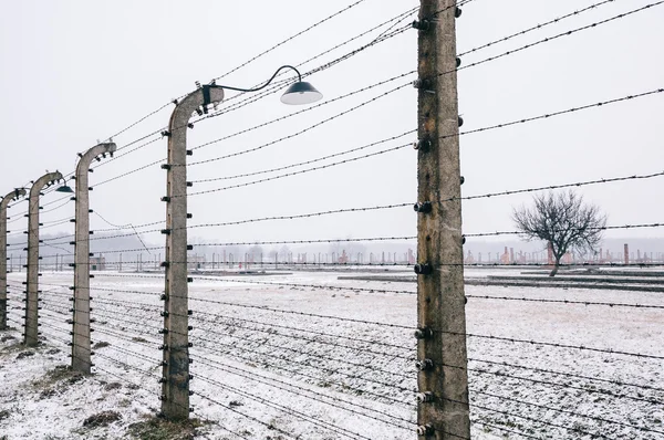 Campo de concentración de Auschwitz Birkenau — Foto de Stock