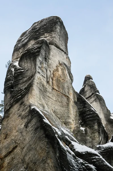 Скель в Національний парк Adrspach — стокове фото