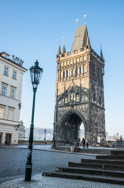 Torre de polvo en praga — Foto de Stock