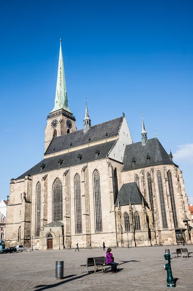 Kathedraal van St. Bartholomeus Pilsen — Stockfoto