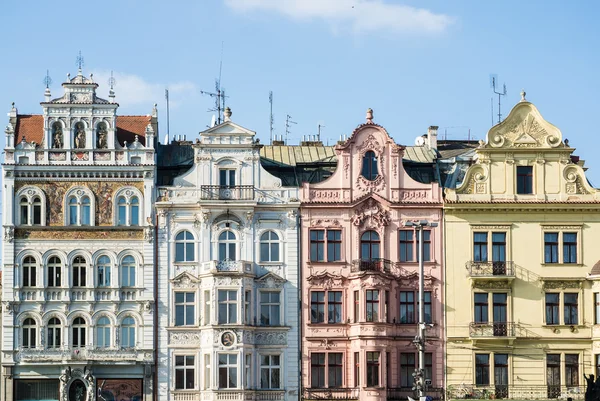 Edificios históricos en Plzen — Foto de Stock