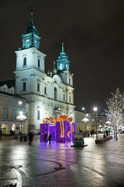 Holy cross church in Warsaw — Stock Photo, Image