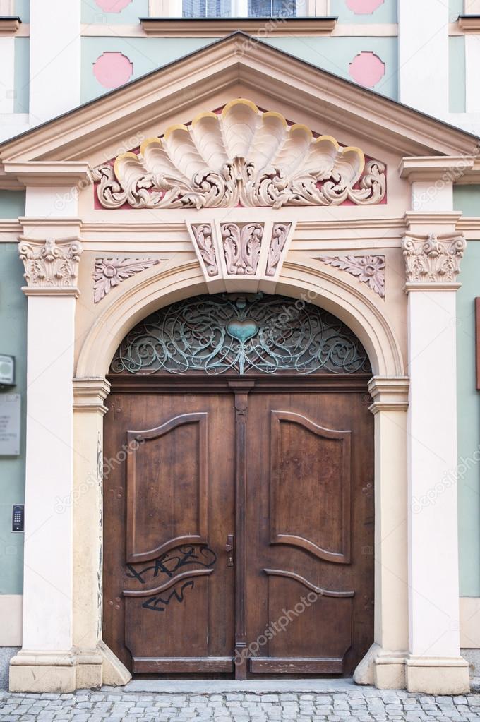 Old door in Wroclaw