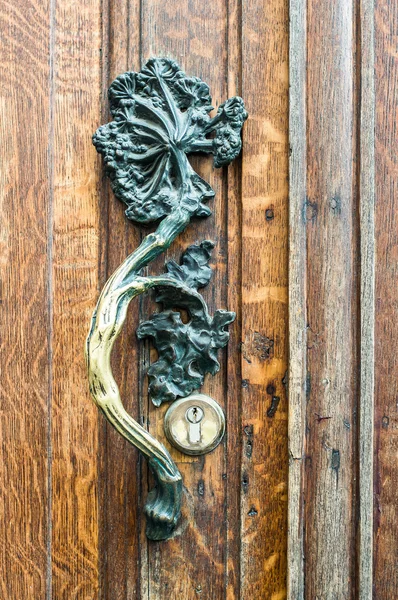 Art nouveau style doorknob — Stock Photo, Image