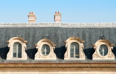 Paris mansard windows