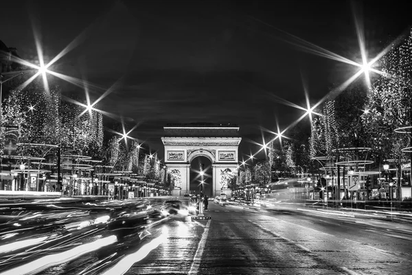 Czarno-biały Paryż — Zdjęcie stockowe