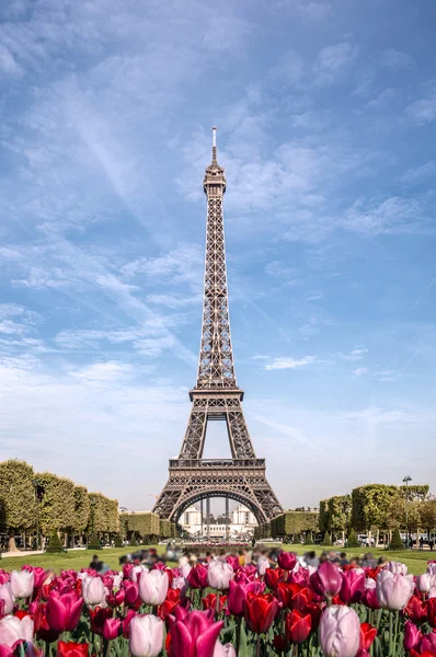 Eiffel-torony, a reggeli — Stock Fotó