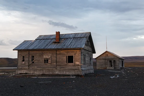 Ticaret İstasyonu Novaya Zemlya üstünde bir Litke — Stok fotoğraf