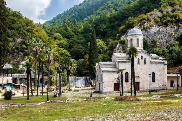 Храм Симона Кананита в Новом Афоне, Абхазия Стоковое Изображение