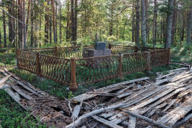 Anıt Adası Mudjug mahkumlar için kamp yeri