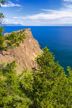 Cape Hoboj Adası Olkhon üzerinde