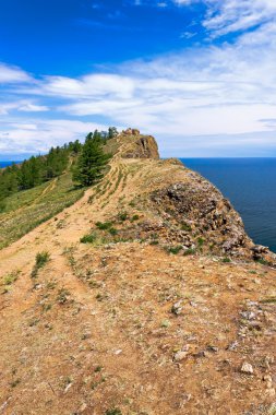 Cape Hoboj Adası Olkhon üzerinde
