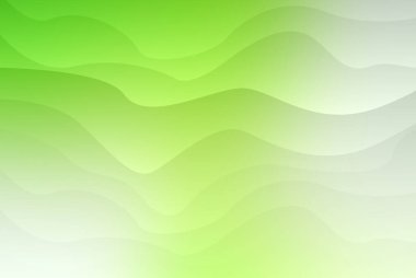 Dalgalı çizgiler ve yeşil tonların pürüzsüz bir gradyanı olan büyüleyici soyut bir arka plan. Herhangi bir tasarım projesine derinlik ve görsel ilgi eklemek için mükemmel.