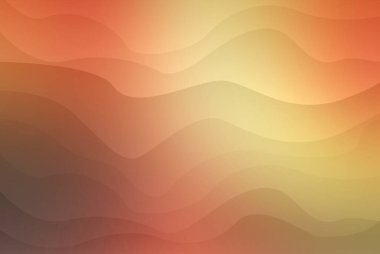 Dalgalı çizgiler ve yumuşak turuncu ve sarı tonlardan oluşan canlı ve soyut bir arka plan, modern ve sanatsal bir dokunuş eklemek için mükemmel..