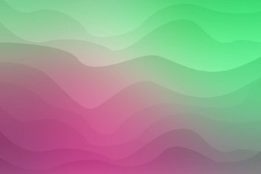 Pembe, gri ve yeşil dalgalı katmanlar içeren büyüleyici soyut bir arka plan. Herhangi bir projeye modern ve sanatsal bir dokunuş eklemek için mükemmel..