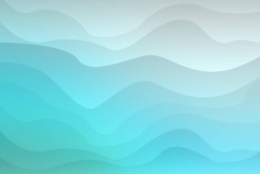 Dalgalı şekilli mavi bir gradyan içeren görsel olarak çarpıcı soyut bir arkaplan. Pürüzsüz geçişler çeşitli kullanım alanları için modern ve büyüleyici bir tasarım unsuru yaratır..