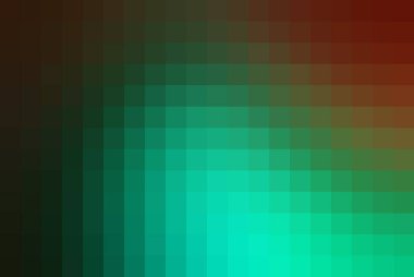 Koyu kırmızıdan parlak maviye pürüzsüz bir eğim gösteren canlı bir pikselli arka plan. Modern tasarımlar, dijital sanat ve yaratıcı projeler için mükemmel..