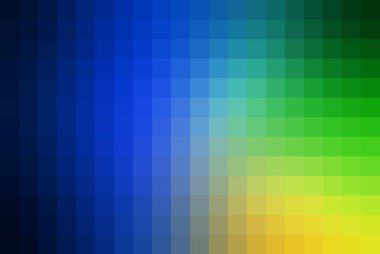 Renkler arasında pürüzsüz geçişler olan canlı ve renkli bir pixelated gradient arkaplan. Herhangi bir projeye modern bir dokunuş eklemek için mükemmel. Web tasarımı ve sunumlar için kullan.