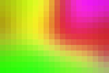 Pikselleştirilmiş tasarımı olan canlı bir gradyan, modern ve yaratıcı projeler için mükemmel. Renkli ve modaya uygun bir estetik tasarıma benzersiz bir dokunuş katar..