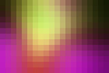 Renklerin pürüzsüz bir eğimine sahip canlı bir pikselli arkaplan, herhangi bir tasarım projesi veya sunumuna modern ve sanatsal bir dokunuş eklemek için mükemmel.