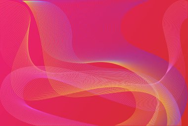 Dinamik çizgileri ve yarım tonluk motifi olan canlı, soyut bir arka plan, modern tasarımlar için mükemmel. Sıvı kıvrımları ve parlak renkleri moda ve göz alıcı bir görünüm yaratıyor..
