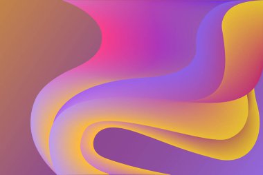 Pürüzsüz, dalgalı şekillere ve parlak renklere sahip canlı ve soyut bir arkaplan. Modern tasarımlar, dijital sanat ve yaratıcı sunumlar için mükemmel..