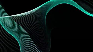 Soyut arkaplan. ışık çizgileri ile dalga tasarımı.