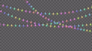 Add a festive touch to your designs with vibrant string lights! Perfect for celebrations, holidays, parties, or creating a cozy, cheerful, illuminated space.