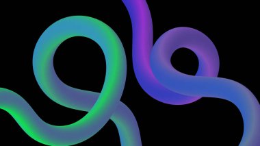 Üç boyutlu soyut arkaplan çizimi. Fraktal. Ağ ve afiş için grafik çizimi. Soyut tasarım kapağı ter kitap kapağı bilgisayarı. soyut sıkıştırma