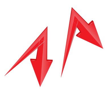 ok simgesi vektör illüstrasyonu