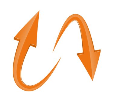 ok simgesi, vektör illüstrasyonu