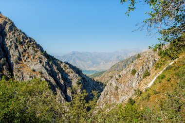 Güzel dağ manzarası.