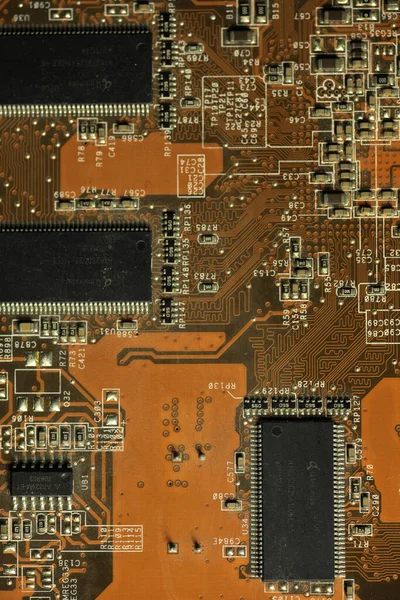 Bilgisayar Biriminde Makro Işletim Sisteminin Detayları Sunucu Güç Kaynağı Elektronik — Stok fotoğraf