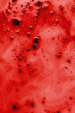 Bulanık sıvı doku. Jöle içinde hava kabarcıkları