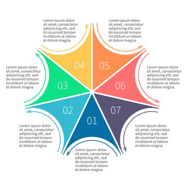 Infographic iş şablonu