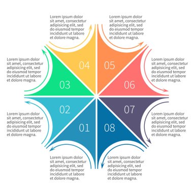 Infographic iş şablonu