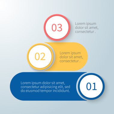 Piramit infographics numaraları ile için