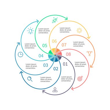 Anahat Infographic diyagramı