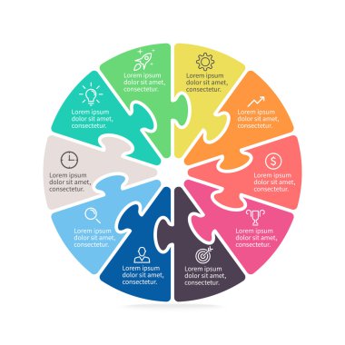 Pasta grafik, diyagram 10 adımlar, seçenekleri.