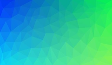 Mavi yeşil degrade soyut çokgen arka plan