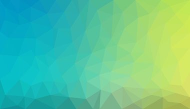 Mavi sarı degrade soyut çokgen arka plan