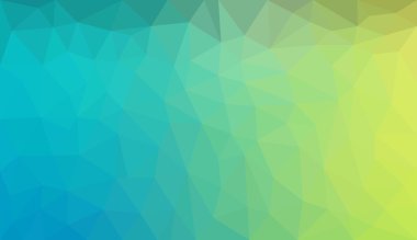 Mavi sarı degrade soyut çokgen arka plan