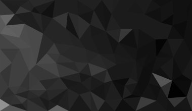 Siyah degrade soyut çokgen arka plan