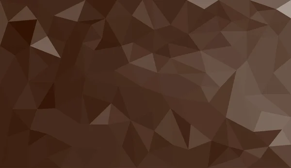 Brown Gradient abstrait fond polygone — Image vectorielle