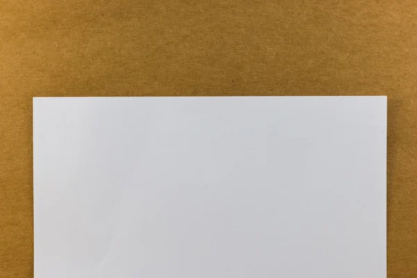 Prázdný papír na dřevo papírové pozadí textura vinobraní — Stock fotografie