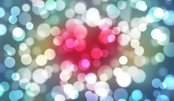 Colorful bokeh abstract illustration graphic background — Stock Photo, Image